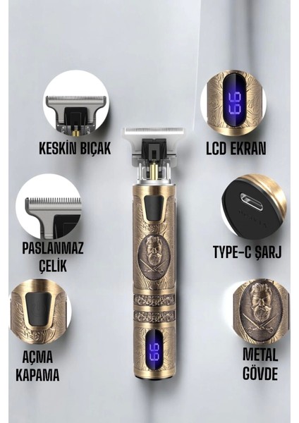 Şarjlı Paslanmaz Çelik Bıçaklı Uzun Ömürlü ve Hafif Tıraş Makinesi modelleri