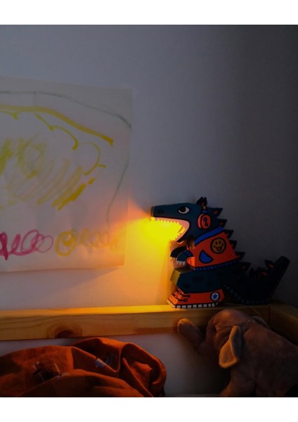 3D Lamp / 3 Boyutlu Lamba Dinos modelleri