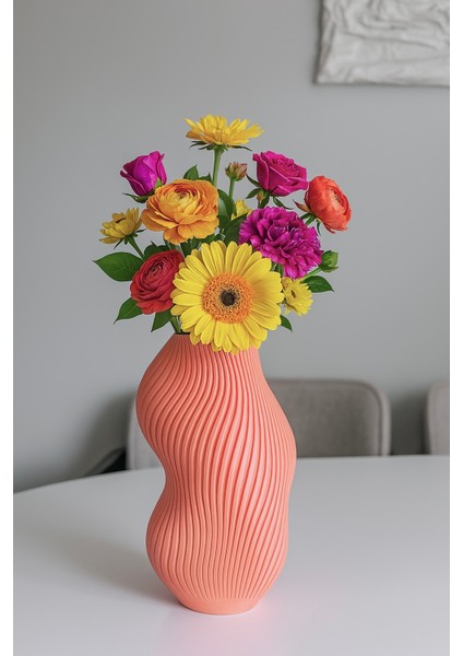 Dekoratif Modern Pinterest Vazo | Doğal Malzeme Plastik Biblo Vazo