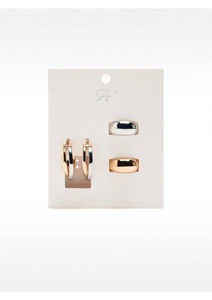 Iki Renkli Küpe ve Yüzük Seti indirimleri