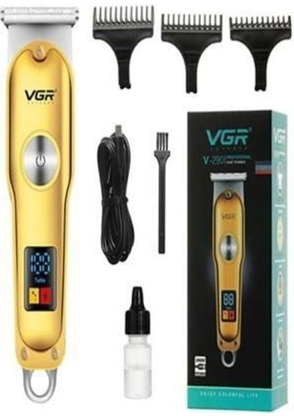 V-290 Profesyonel Çok Fonksiyonlu Saç ve Sakal Kesme Cihazı Sarı fiyatları