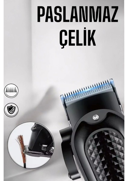 Suya Dayanıklı Dijital Tıraş Makinesi Keskin Bıçak li ve Şarjlı fırsatları