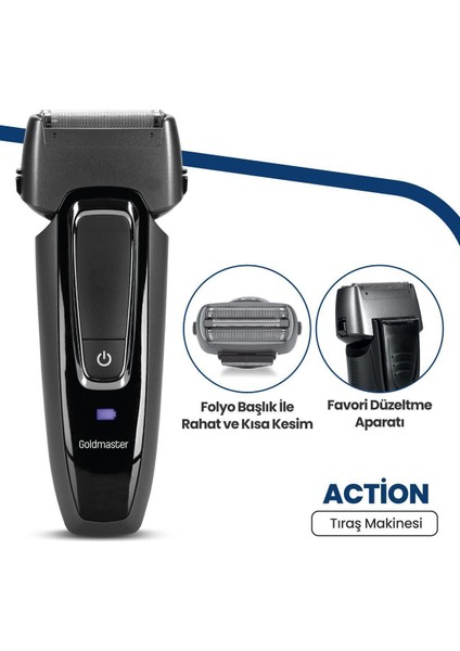 Kablosuz Tıraş Makinesi Siyah modelleri