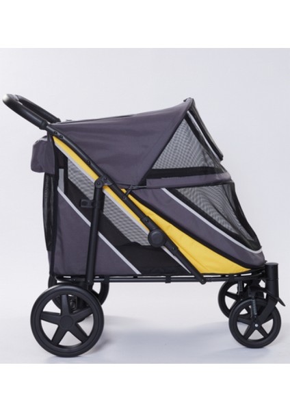 Evcil Hayvan Arabası Gri 112*65*100CM Max 40KG Arbkd modelleri