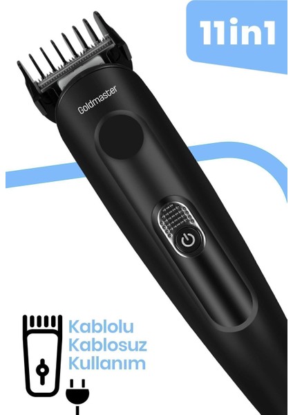 Çelik Bıçaklı Çok Fonksiyonlu Erkek Bakım Seti Hızlı Şarj Siyah fiyatları