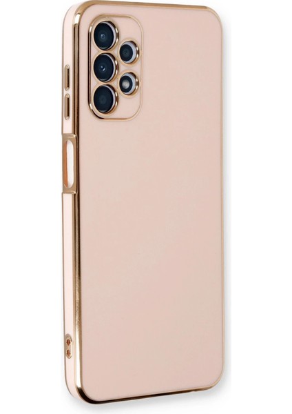 Samsung Galaxy A13 4g Kılıf Volet Silikon - Pembe Arbkd