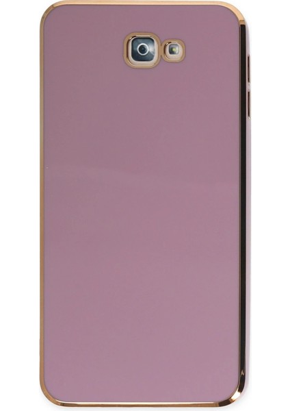 Samsung Galaxy J7 Prime Kılıf Volet Silikon - Mor Arbkd