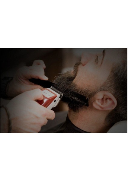 Kahverengi Traş Makinesi Seti 4 Tarak ve Boyun Bandı fırsatları