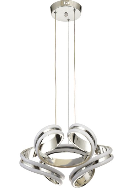 Salvo 35 Cm Dimmer Kumandalı 3 Renk Ledli (SARI-BEYAZ-GÜN IŞIĞI) Modern Sarkıt Avize - Krom fiyatları