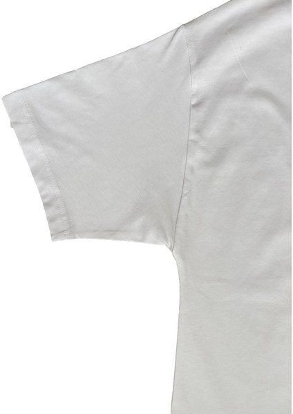 Beyaz Bisiklet Yaka Düz Basic Baskısız Oversize Erkek Tişört modelleri