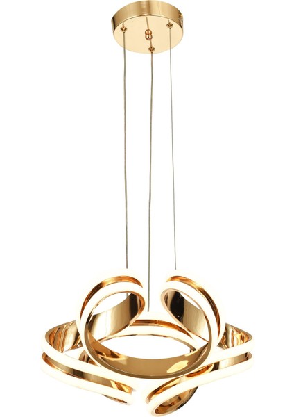 Salvo 35 Cm Dimmer Kumandalı 3 Renk Ledli (SARI-BEYAZ-GÜN IŞIĞI) Modern Sarkıt Avize - Gold modelleri