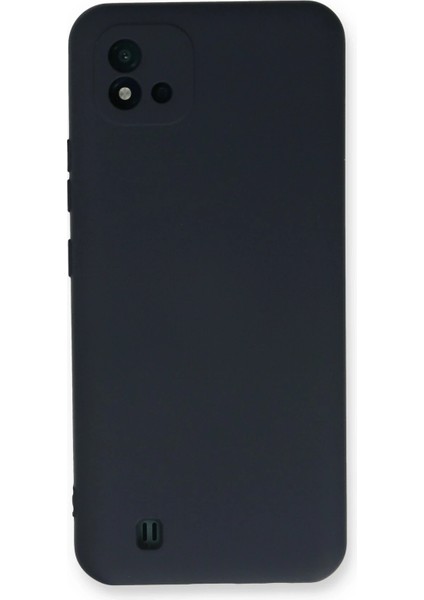 Realme C11 2021 Kılıf Nano Içi Kadife Silikon - Lacivert Arbkd