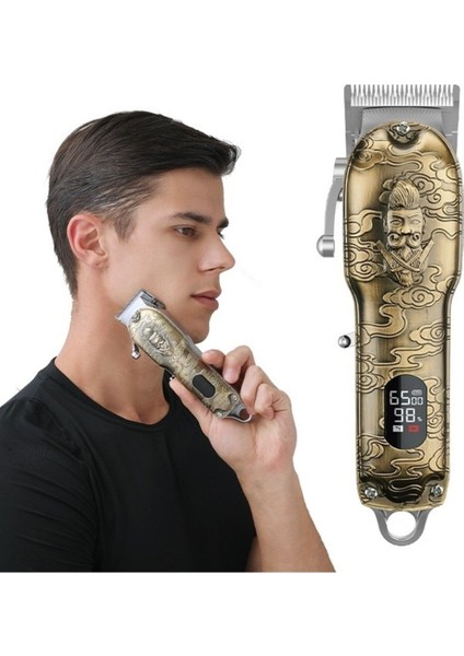 li LCD Dijital Yüksek Güçlü Saç Kesme Aleti Yurt Dışından Profesyonel