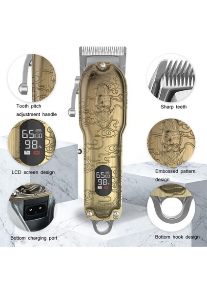 li LCD Dijital Yüksek Güçlü Saç Kesme Aleti Yurt Dışından Profesyonel fiyatları