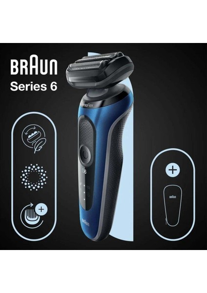 Mavi 6 Serisi Kablosuz Islak ve Kuru Tıraş Makinesi modelleri