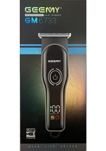 Siyah Çok Amaçlı Tıraş Makinesi Sakal Saç Ense Kaş Bıyık Lazer Öncesi