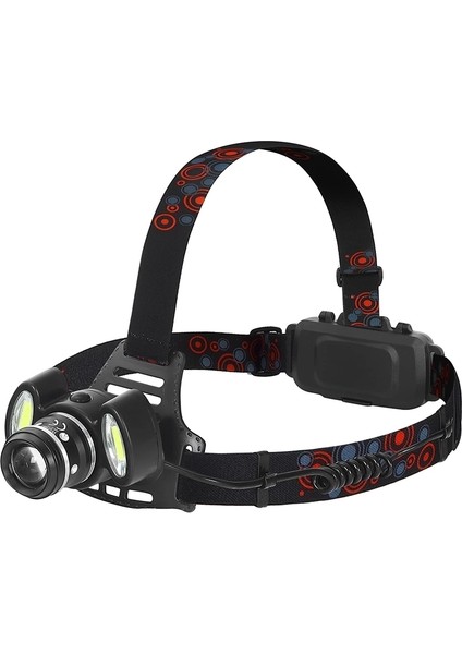 6000 Lümen 3 Başlık Şarjlı Kafa Lambası WT-630 fırsatları