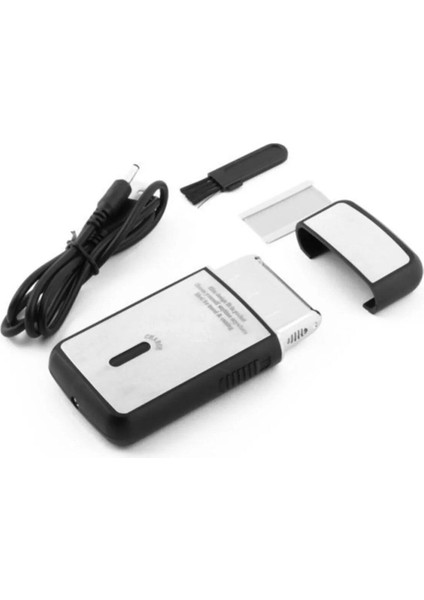 Seyahat USB Şarjlı Sakal Tıraş Cihazı Siyah