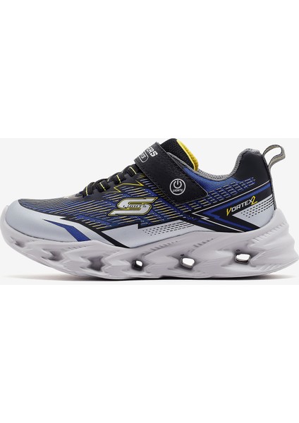 Vortex 2.0 Büyük Erkek Çocuk Gri Işıklı Spor Ayakkabı 400605L Slbk