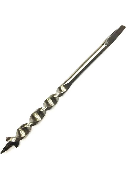 Fenerli Ahşap Burgu El, Matkap Ucu - Dört Köşe 22 mm