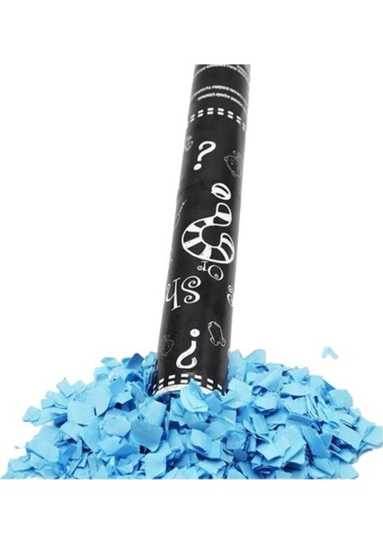 Mavi Erkek Cinsiyet Belirleme Konfeti, Partiye Renkli ve Eğlenceli Dokunuş