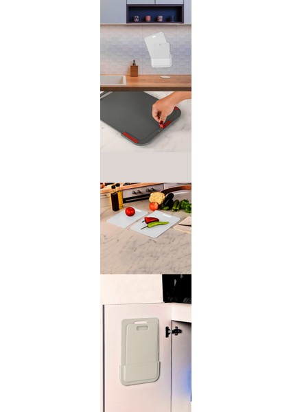 Turk 2 Li Kesim Panosu Stantlı Yapışkanlı Kesim Tahtası Beyaz Mikko Design - MCT2931-6483 fiyatları