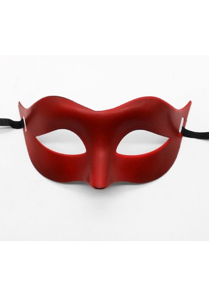 Kırmızı Renkli Venedik Balosu Maskesi, Parti ve Kostüm Aksesuarı