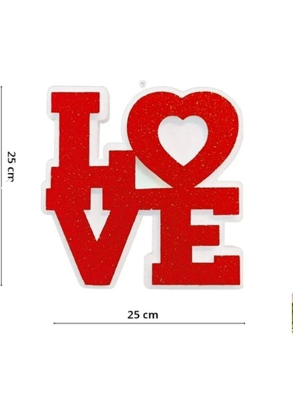 Kırmızı Mini Parti Süs Straforu, 25CM x 25CM, Şık ve Renkli Dekorasyon.