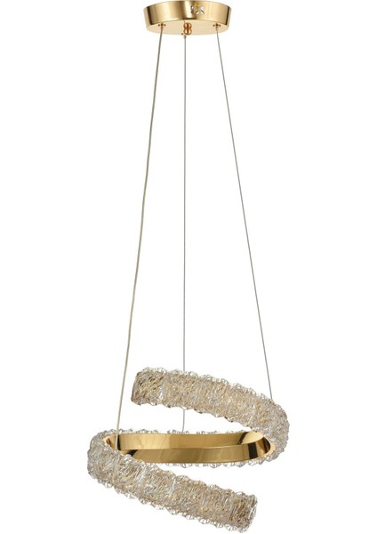Milly 30 cm Dimmer Kumandalı 3 Renk Ledli (Sarı-Beyaz-Gün Işığı) Modern Akrilik Avize -Gold fiyatları