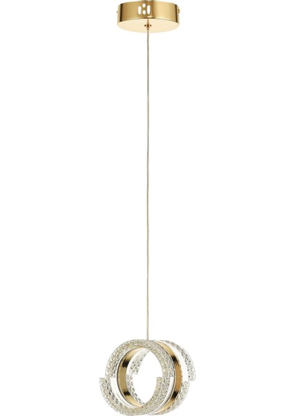 Savona Tekli 3 Renk Ledli (SARI-BEYAZ-GÜN IŞIĞI) Modern Akrilik Avize -gold modelleri