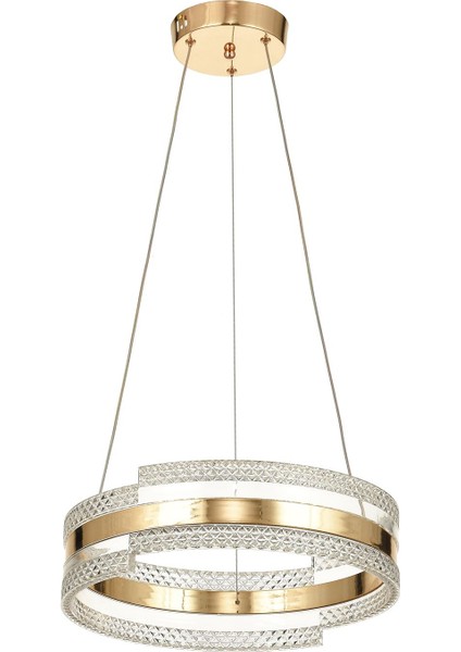 Savona 40 Cm Dimmer Kumandalı 3 Renk Ledli (SARI-BEYAZ-GÜN IŞIĞI) Modern Akrilik Avize -gold modelleri