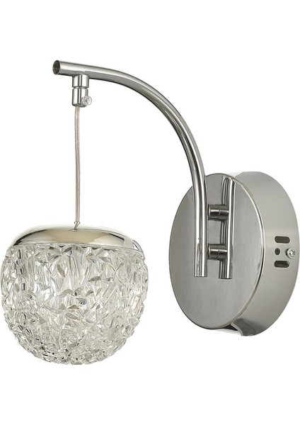 Milly Aplik 3 Renk Ledli (SARI-BEYAZ-GÜN IŞIĞI) Modern Akrilik Duvar Apliği -krom fiyatları