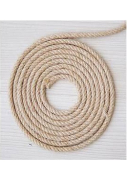 Turuncu 6mm Jüt Halat, Kendir, Dekoratif, 350 Metre Uzunluk fırsatları