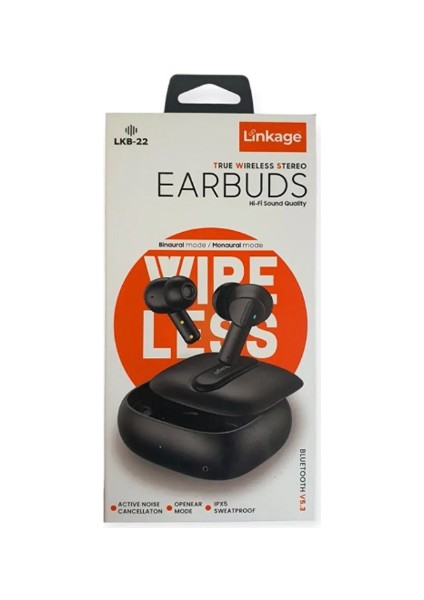 Lkb- 22 Bluetooth 5. 3 Version Tws Kulaklık Siyah fırsatları