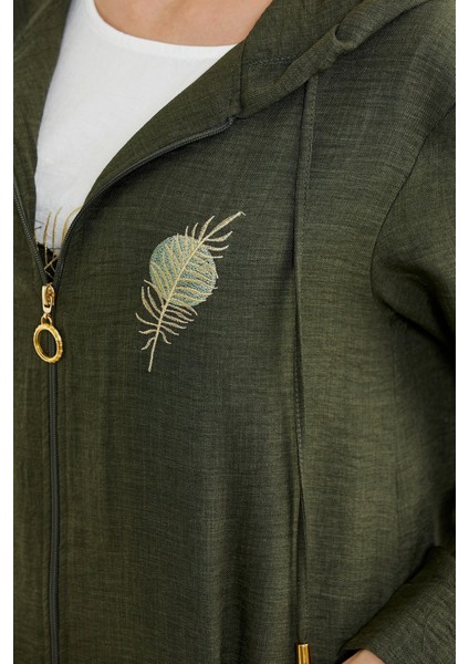 Sementa 76473 Büyük Beden Keten Görünümlü Üçlü Takım modelleri