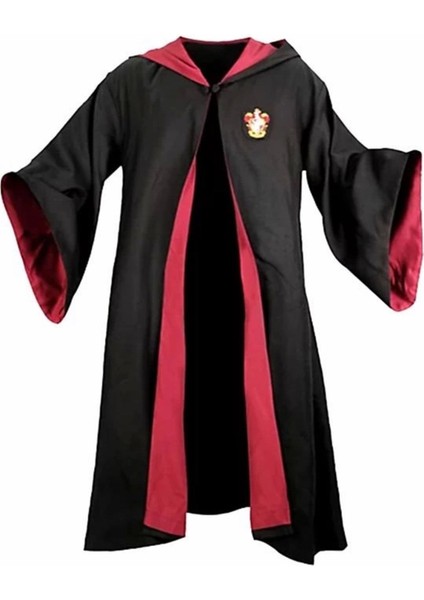 Çocuklar Için Renkli Gryffindor Cübbesi, 9-10 Yaş, Eğlenceli ve Şık Tasarım