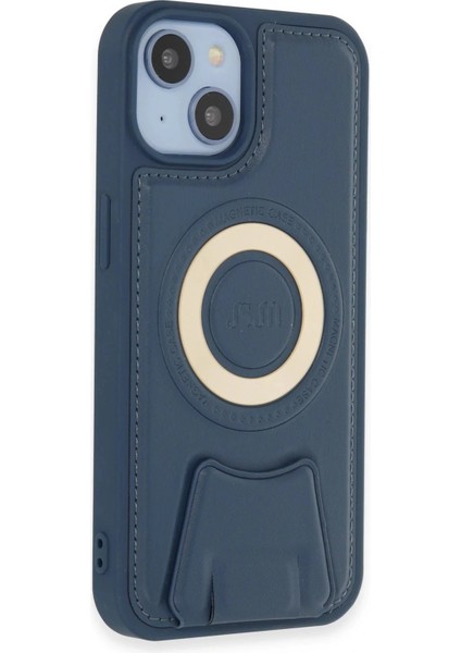iPhone 14 Kılıf Merkür Magneticsafe Standlı Kapak - Lacivert fiyatları