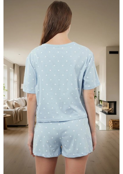 Puantiyeli Kalpli Pamuklu Pijama Takımı Rahatlık ve Şıklık Bir Arada Dayanıklı Malzeme modelleri