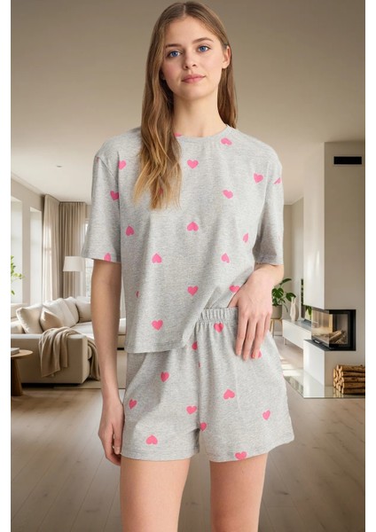 Pamuklu Kalpli Pijama Takımı Yazın Rahatlığı ve Şıklığı Uzun Ömürlü Özel Tasarım Özenle Seçilmiş