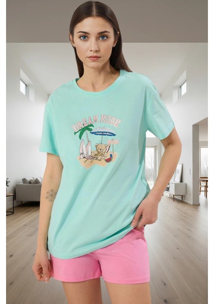 Rahat ve Şık %100 Pamuk Yazlık Pijama Takımı Seçkin Malzeme Dayanıklı Kullanım fiyatları