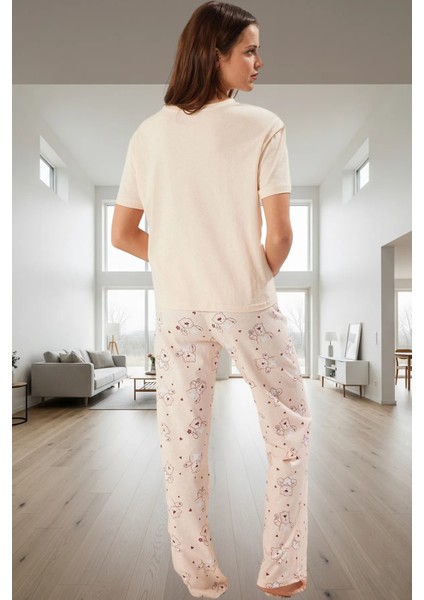 Pamuklu Ayıcıklı Pijama Takımı Rahatlık ve Şıklık Bir Arada Özel Tasarım Trend modelleri