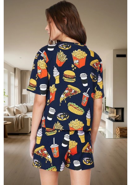 Rahat Yazlık Çok Nakışlı Polyester Örme Pijama Takımı Kullanım Premium Kalite modelleri