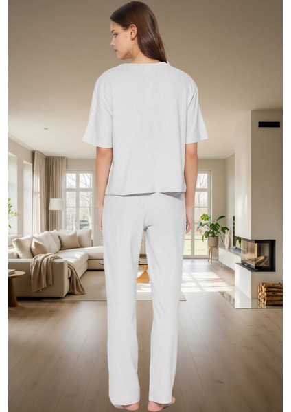 Pamuklu Pijama Takımı Rahat Regular Kalıp Boru Paça Kaliteli Işçilik modelleri