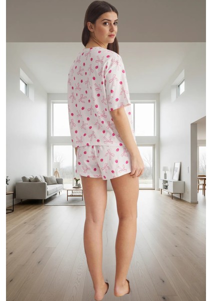 Rahat Homewear %100 Pamuk Yazlık Pijama Takımı Şortlu Uzun Ömürlü Modern Stil Günlük Kullanım Için modelleri