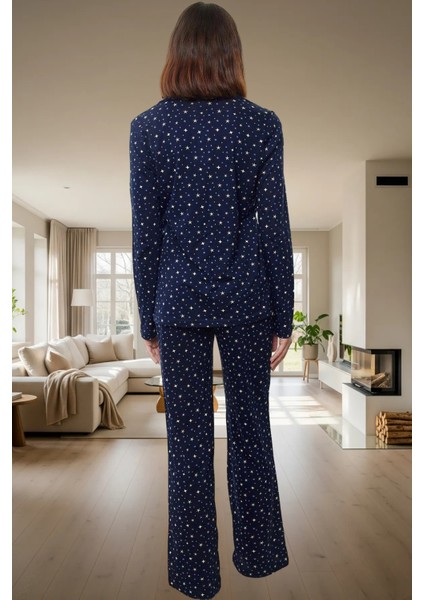 Kış Mevsimi Için %100 Pamuklu Örme Pijama Takımı Şık Görünüm Konforlu Kesim Yüksek Kalite modelleri