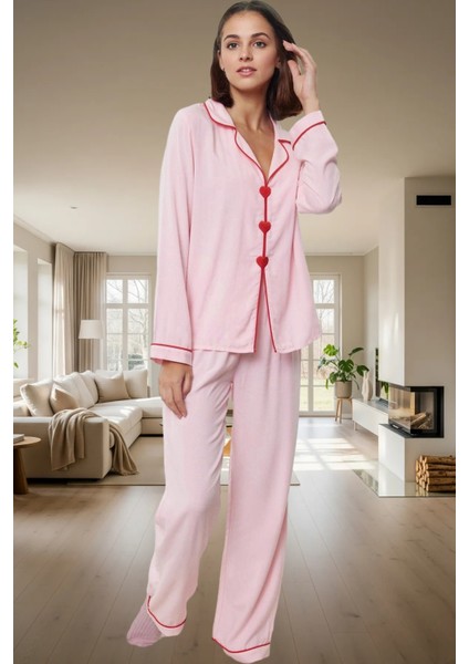 Şık ve Rahat Kışlık Pijama Takımı; 100% Viskon Regular Fit Trend Tasarım fiyatları