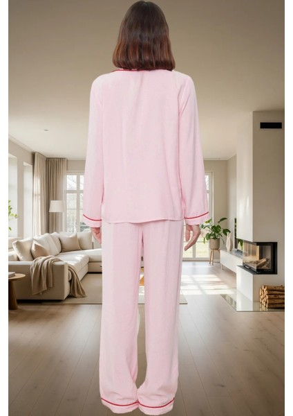 Şık ve Rahat Kışlık Pijama Takımı; 100% Viskon Regular Fit Trend Tasarım modelleri