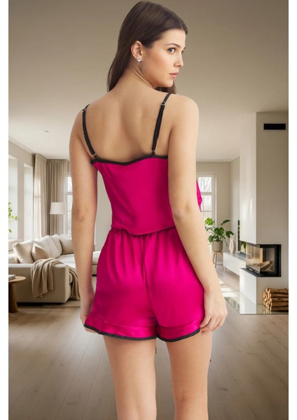 Rahat ve Şık Saten Pijama Takımı Yaz Aylarına Özel Mükemmel Uyum Görünüm Uzun Ömürlü modelleri