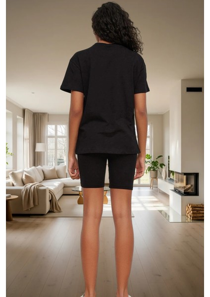 Galaksi Desenli Örme Pijama Takımı %100 Pamuk Konforu Konforlu Kesim Rahat Kullanım Modern Stil modelleri