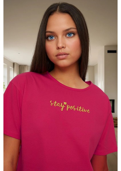 Regular Kalıp %100 Pamuk Nakışlı Homewear Pijama Takımı Rahat Kullanım Modern Stil Premium Kalite